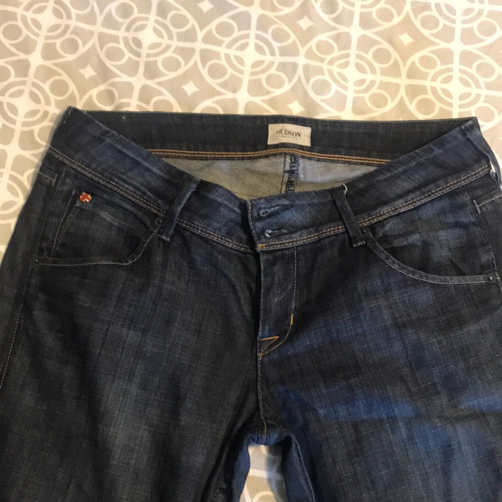 Hudson straight skinny jeans
